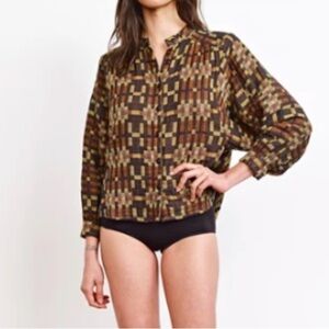 Ace&Jig Barrett Blouse in Castle